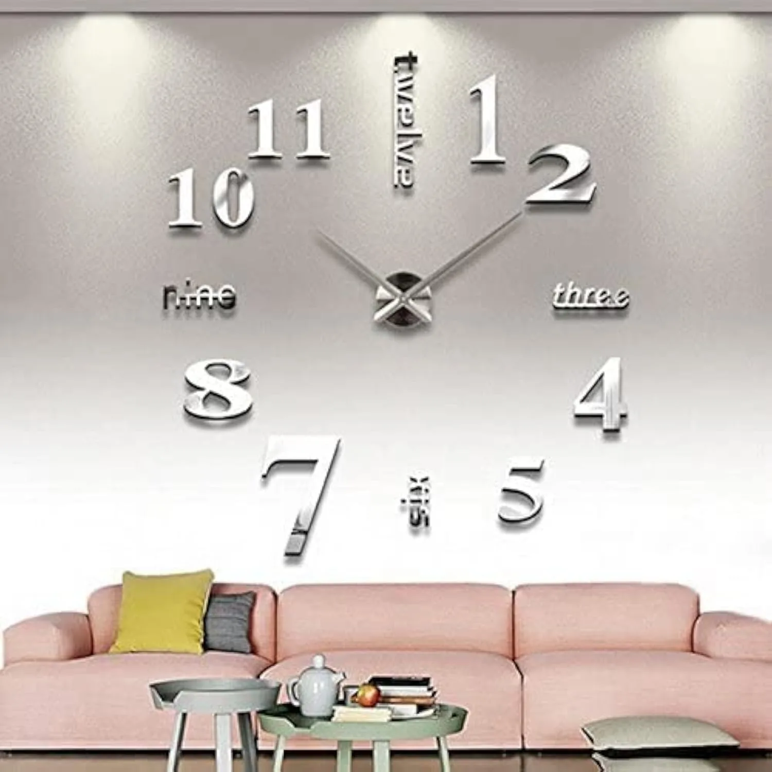 Artisanat 3D sticker wall clock image 3
