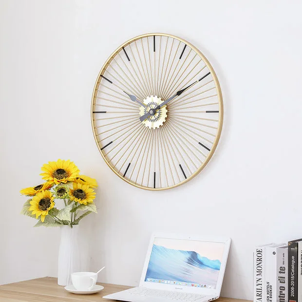 BOYISI Nordic mirror wall clock