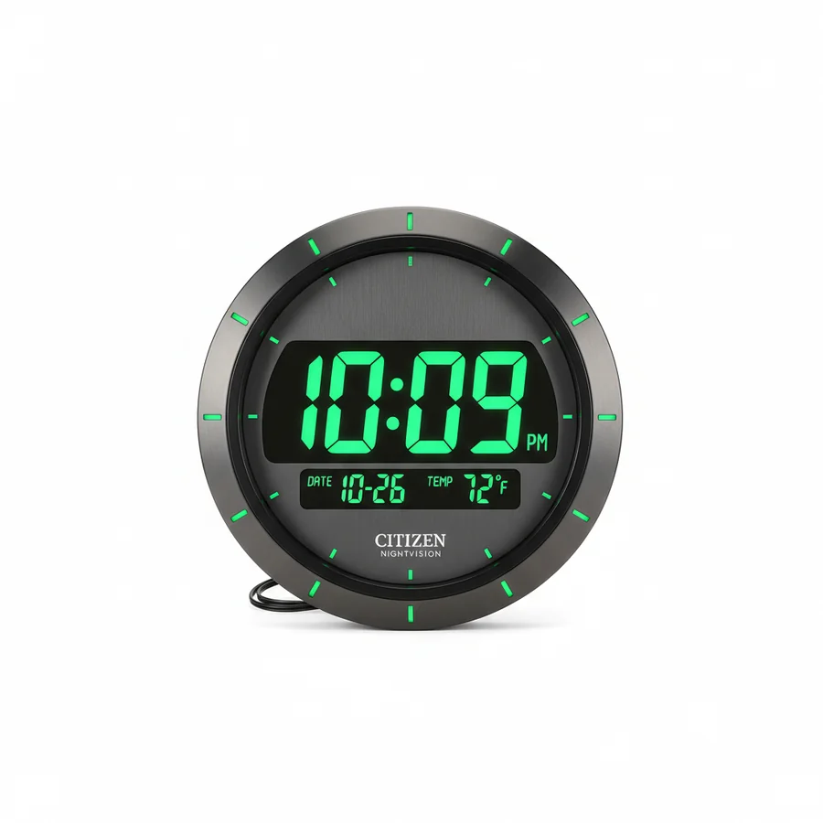 Citizen CC5006 nightvision wall clock