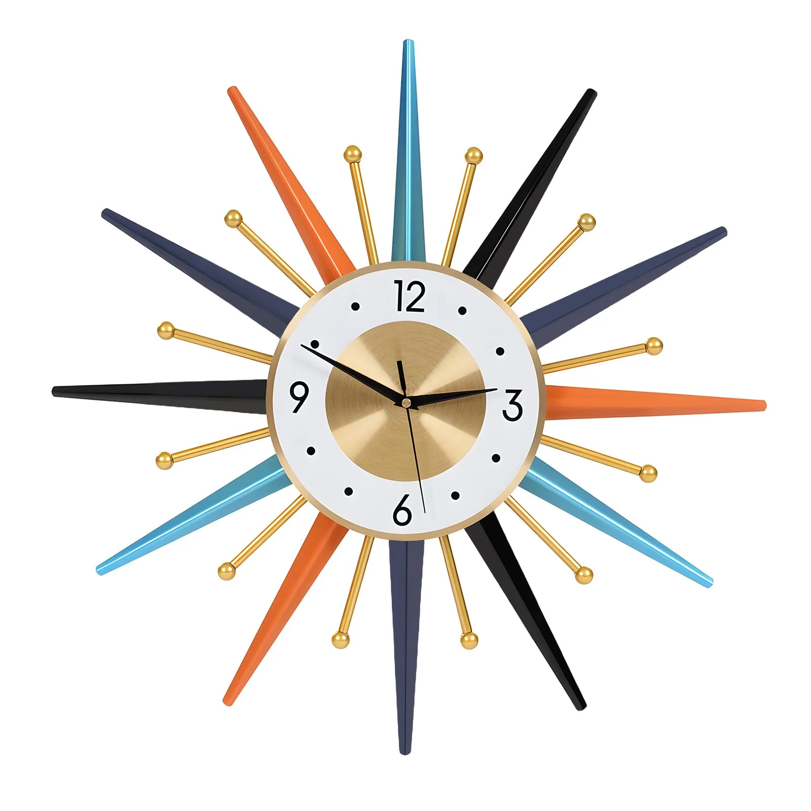 Creativo sunburst wall clock