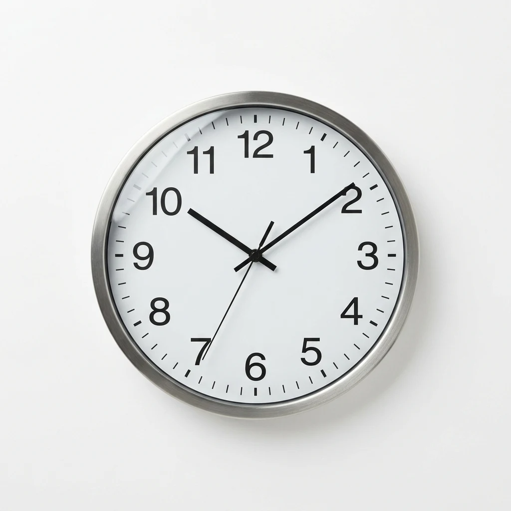 Deli 9902 modern desk wall clock