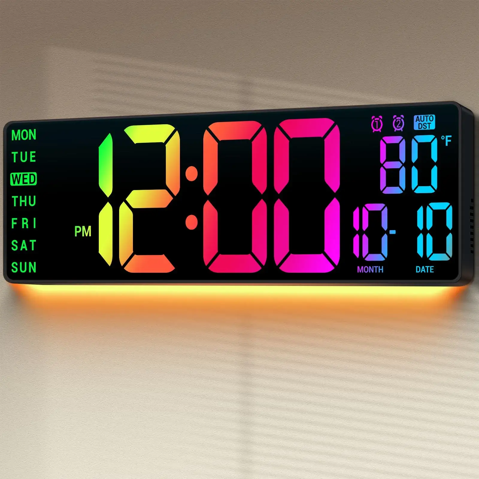DIDISNEAKY LED digital wall clock