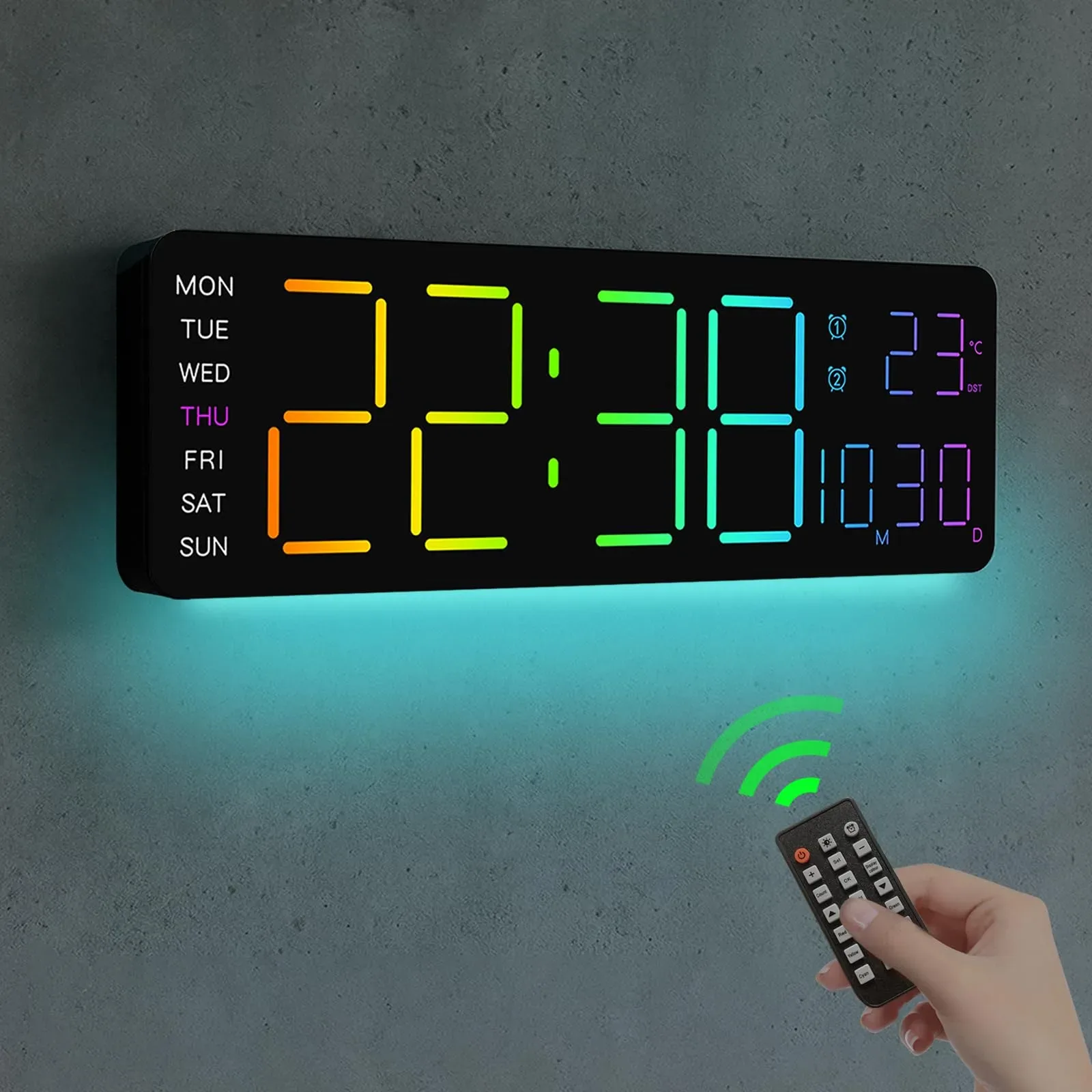 DIDISNEAKY LED digital wall clock image 2