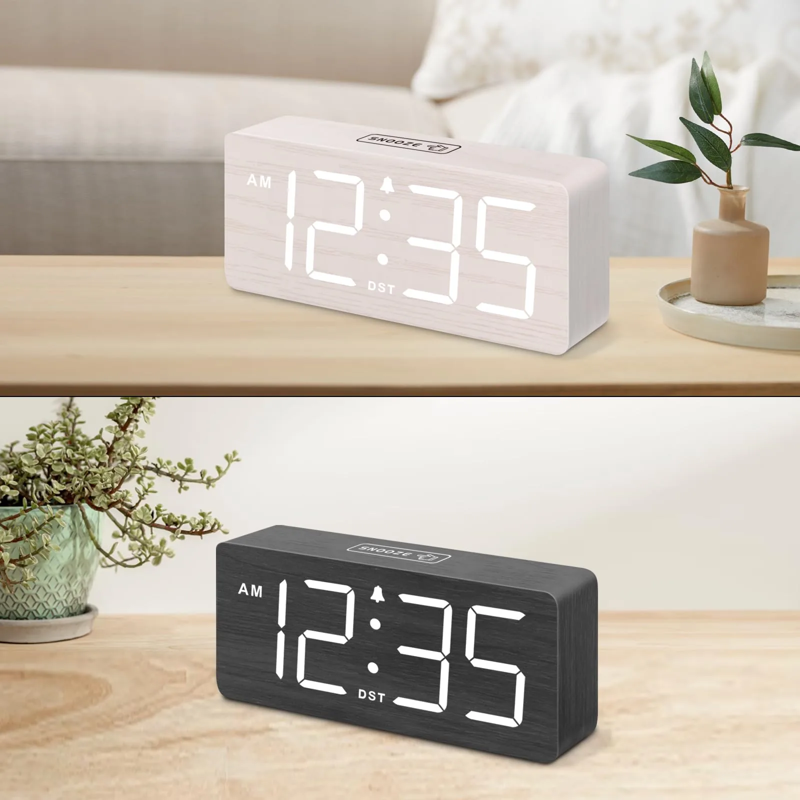 DreamSky large LCD wall clock