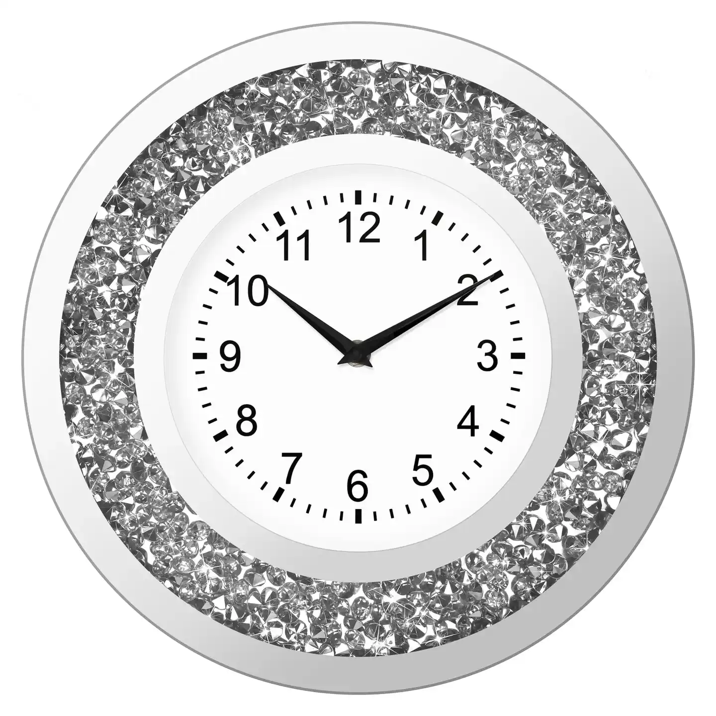Foxtop acrylic mirror wall clock image 2
