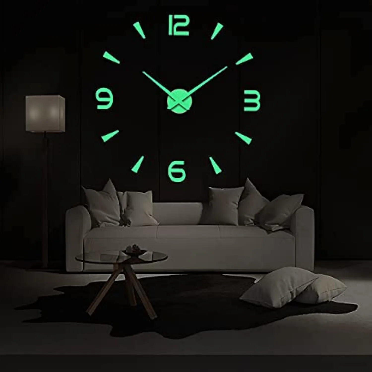 Geekercity mirror sticker clock