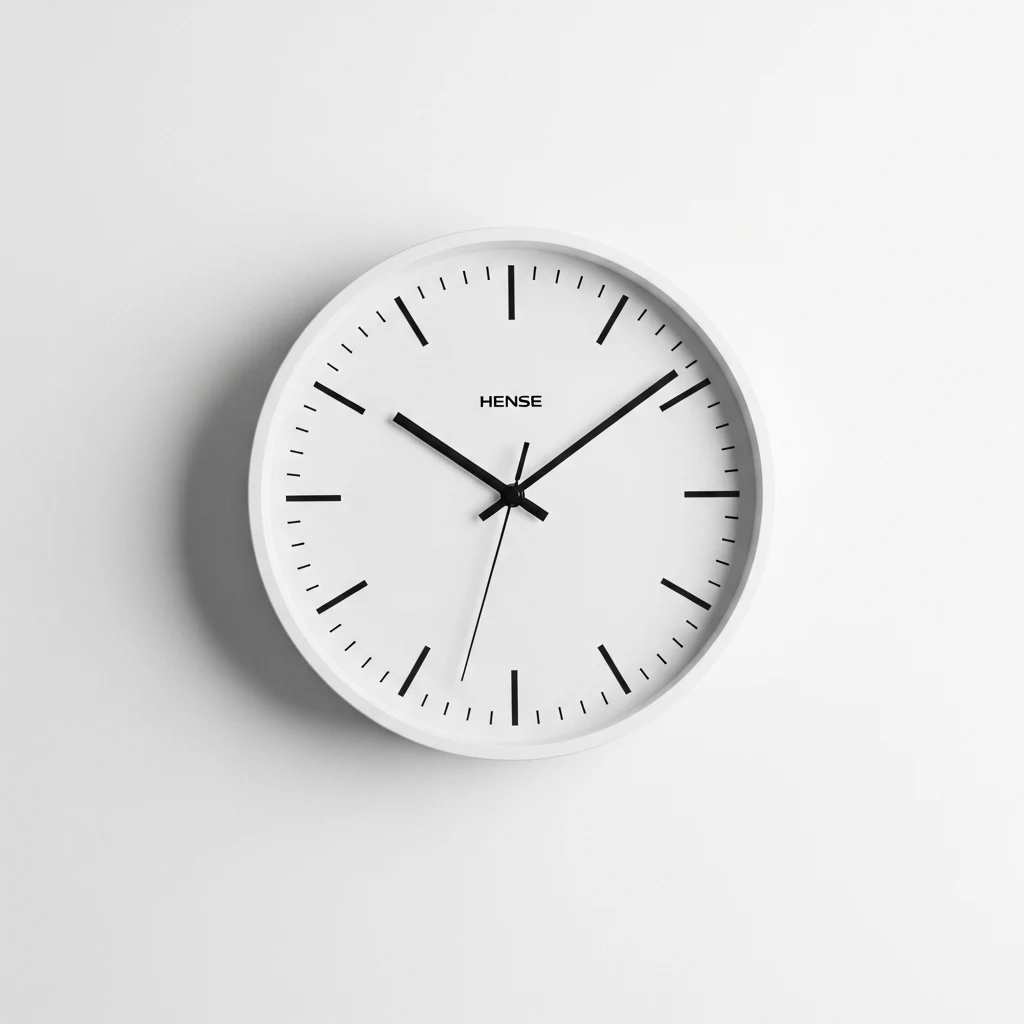 Hense HA91 minimalist wall clock image 2