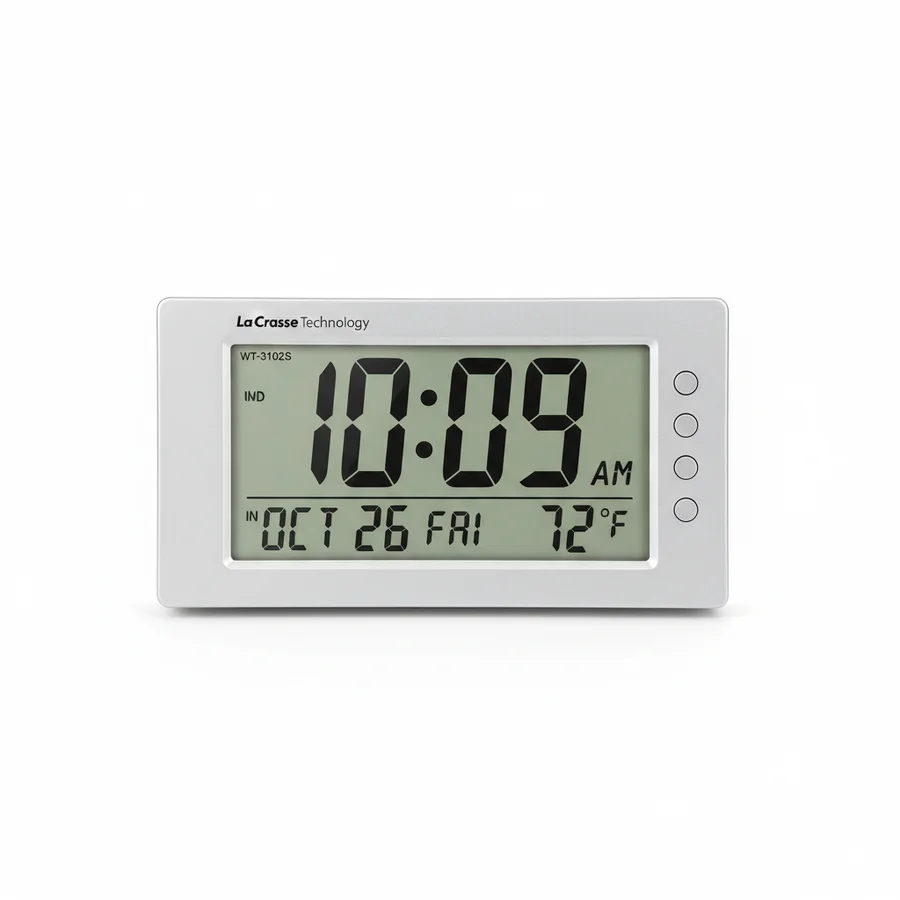 La Crosse WT-3102S digital wall clock