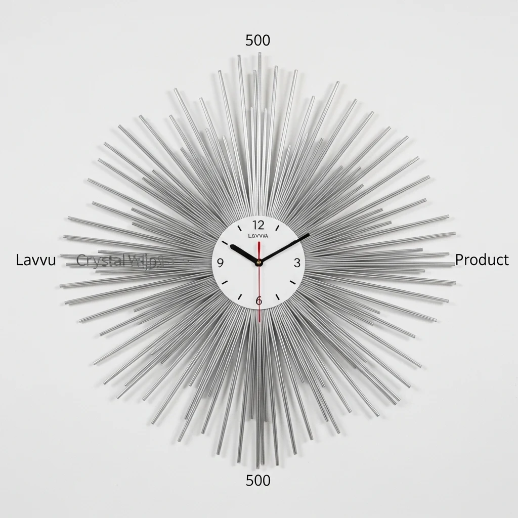Lavvu Crystal wall clock
