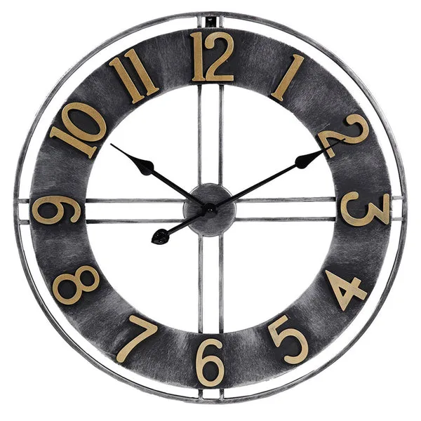 LW Collections round decorative clock image 3