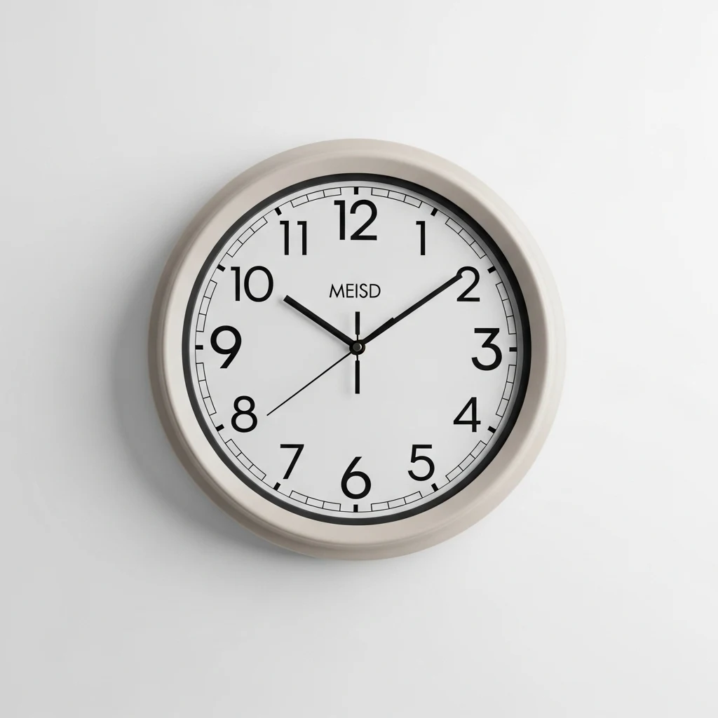 MEISD decorative quartz wall clock image 3