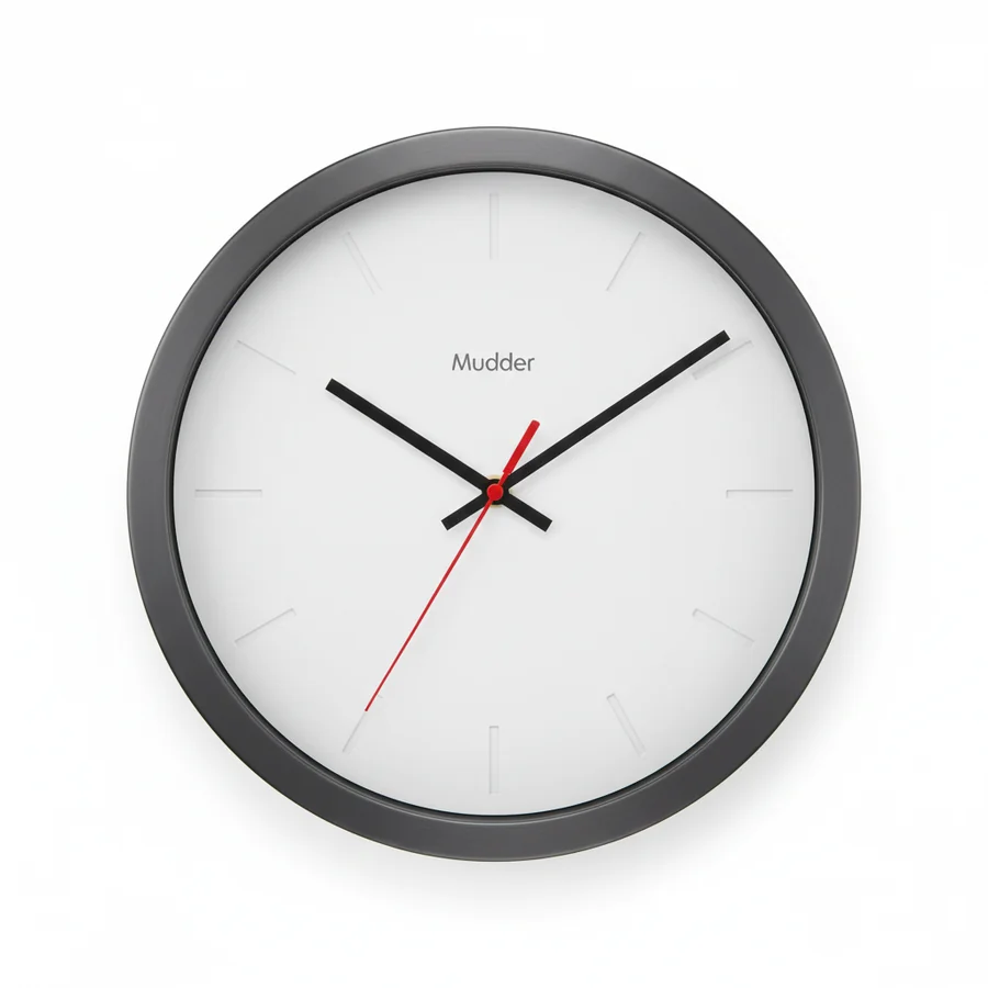 Mudder minimalist wall clock