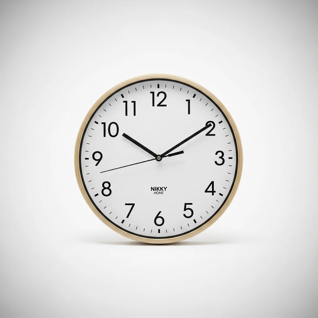 NIKKY HOME 18 inch clock image 2
