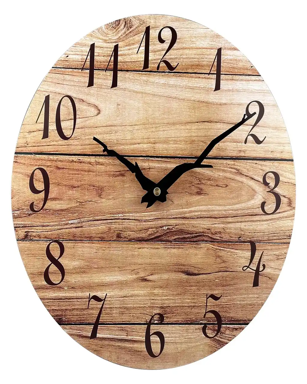 NIKKY HOME wooden frame clock image 2