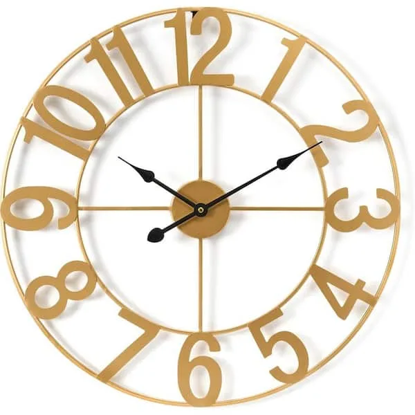 ONESEED bamboo silent wall clock image 3