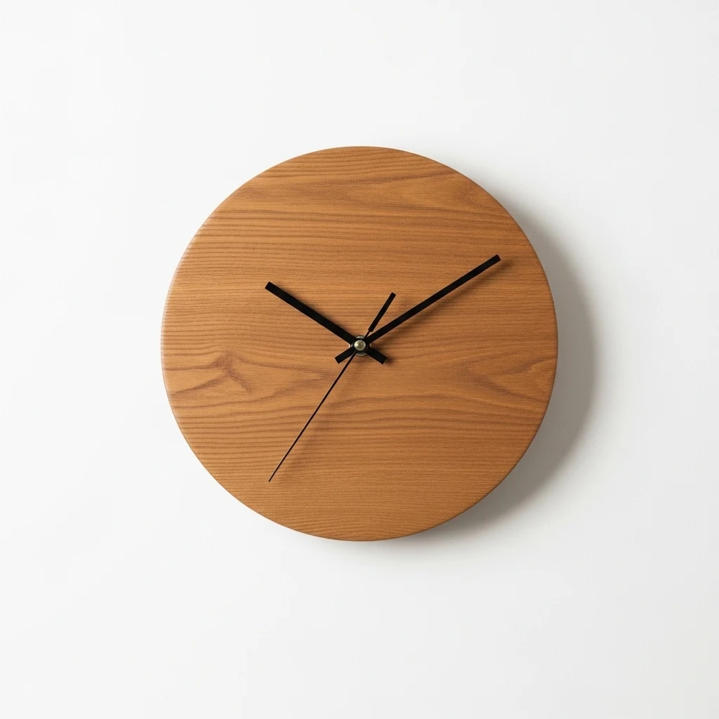 Ostar modern wooden wall clock