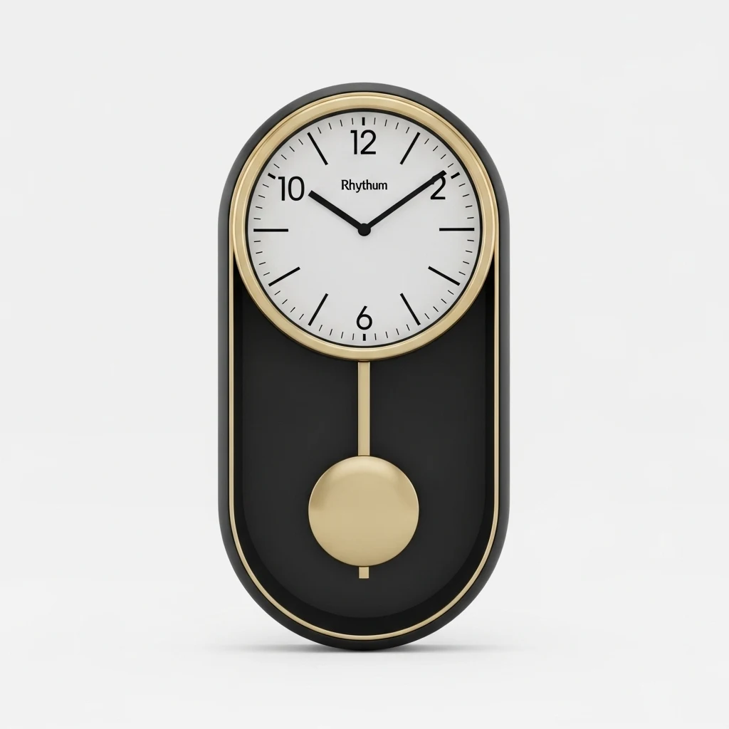 Rhythm CMG496NR06 pendulum clock image 2