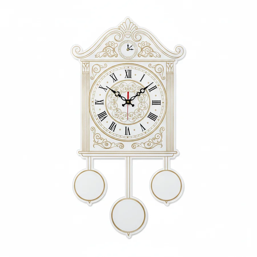 Trompe L'oeil acrylic DIY clock
