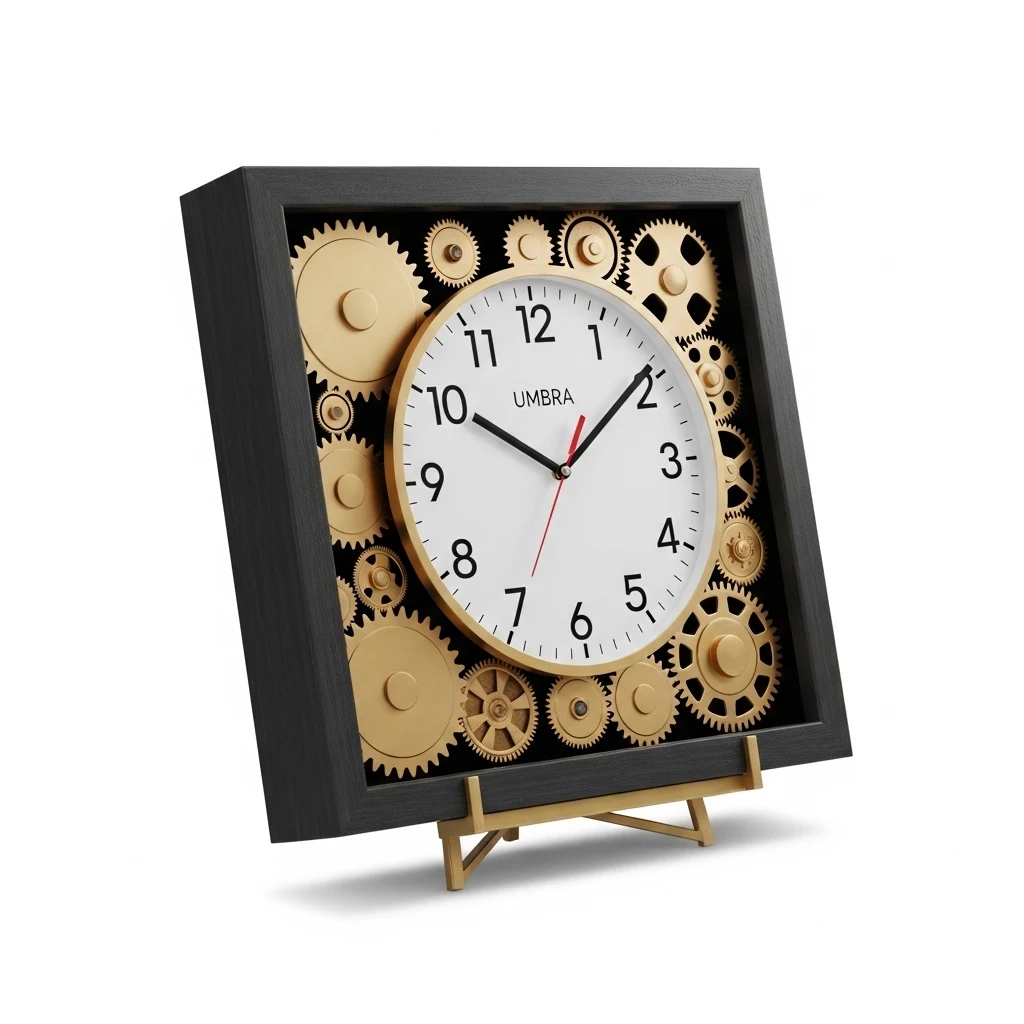 Umbra Geared wall clock