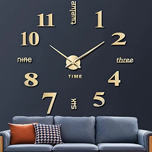 Vangold 3D acrylic wall clock image 2