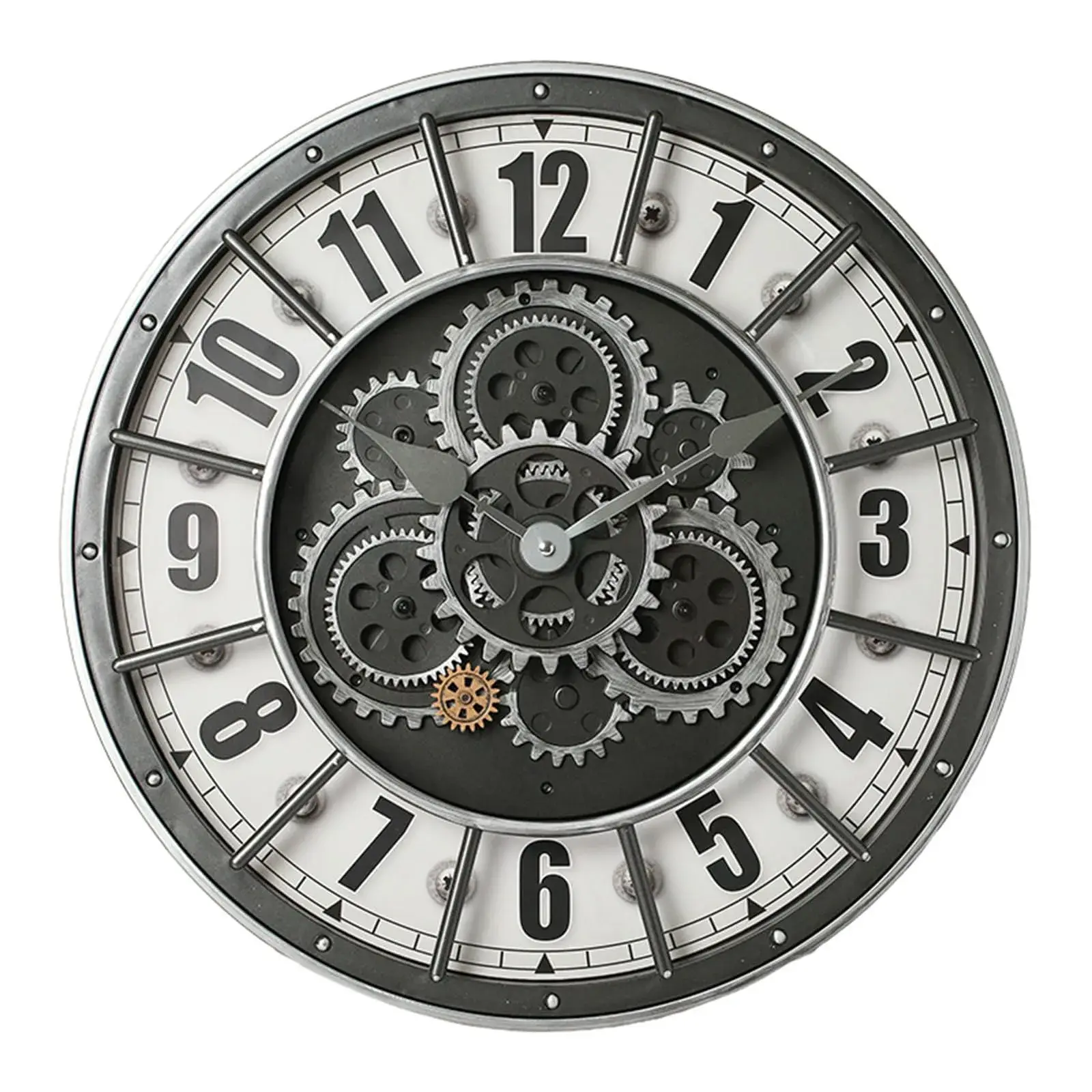 Vangold metal gear wall clock image 2