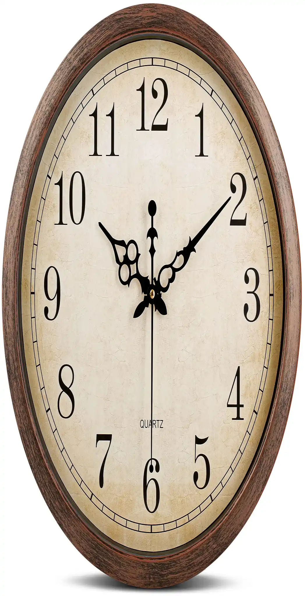 YUHUAZE large rustic wall clock image 2