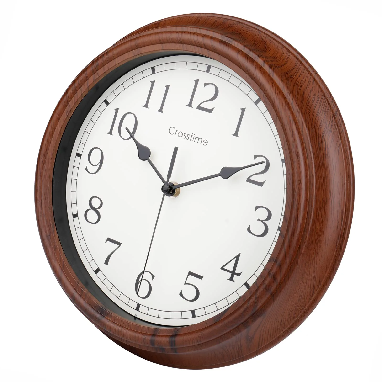 YUHUAZE vintage wooden wall clock image 3